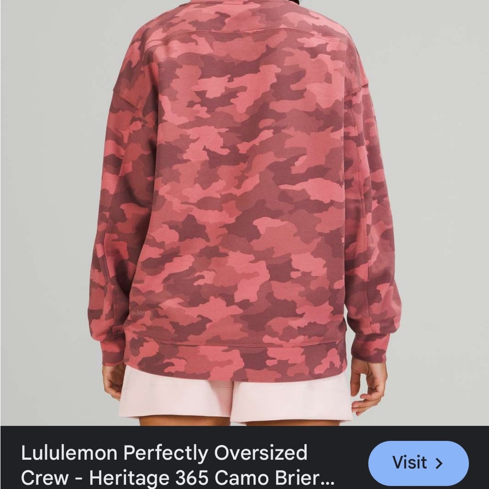 NWT Lululemon Perfectly Oversized Crewneck - Picture 4 of 10